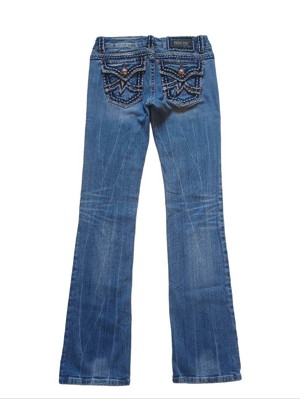 Miss Me Y2K Low Rise Embellished Denim Irene Booth Jeans Women Size: 29